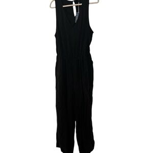 Black Sleeveless Jumpsuit